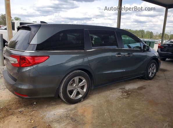 5FNRL6H75JB018368 2018 HONDA ODYSSEY Серый Задняя правая четверть