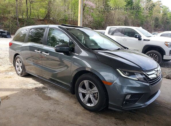 5FNRL6H75JB018368 2018 HONDA ODYSSEY Серый Передняя правая четверть
