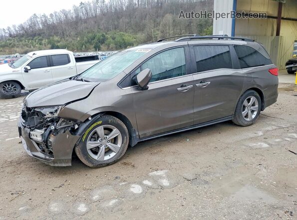 5FNRL6H75JB049295 2018 HONDA ODYSSEY Серый Передняя левая четверть