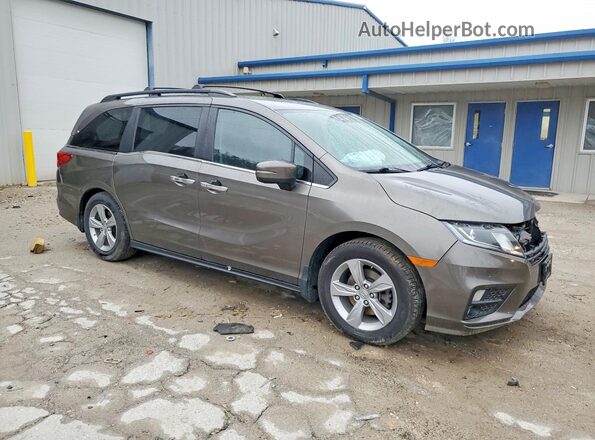 5FNRL6H75JB049295 2018 HONDA ODYSSEY Серый Передняя правая четверть