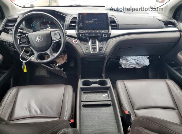 5FNRL6H75JB049295 2018 HONDA ODYSSEY Серый Вид панели приборов