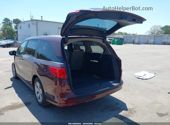 5FNRL6H75LB006448 2020 HONDA ODYSSEY Бордовый Задняя левая четверть