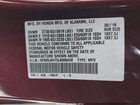 2020 Honda Odyssey Ex-l/ex-l W/navi   Res Бордовый vin: 5FNRL6H75LB006448