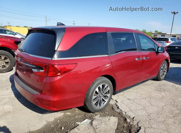 5FNRL6H75MB041024 2021 HONDA ODYSSEY Red Задня права чверть