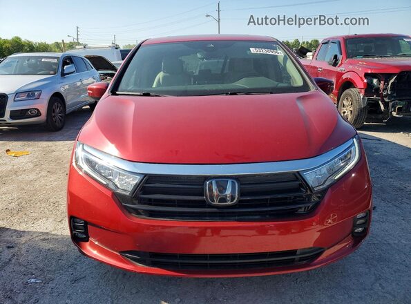 5FNRL6H75MB041024 2021 HONDA ODYSSEY Red Вид спереду