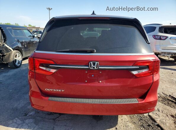 5FNRL6H75MB041024 2021 HONDA ODYSSEY Red Вид ззаду