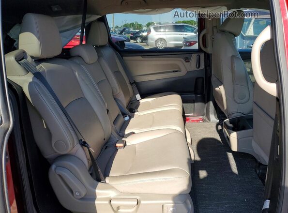 5FNRL6H75MB041024 2021 HONDA ODYSSEY Red Вид задньої частини салону