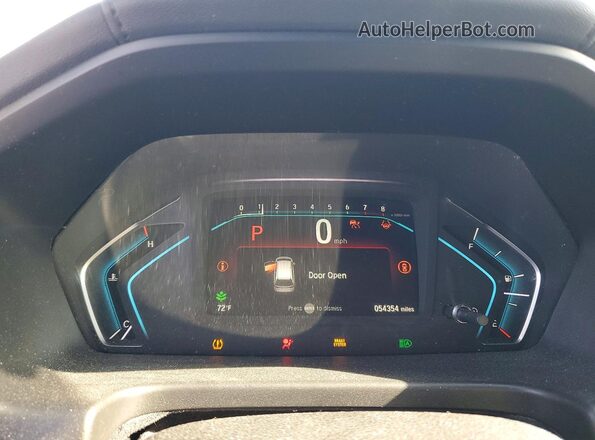 5FNRL6H75MB041024 2021 HONDA ODYSSEY Red Вид щитка приладів