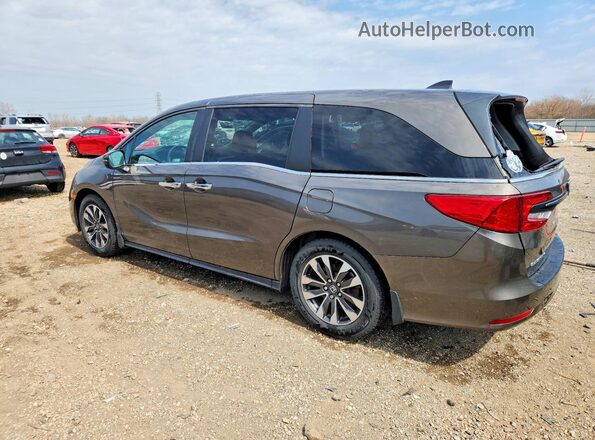 5FNRL6H75NB050517 2022 HONDA ODYSSEY Charcoal Rear left