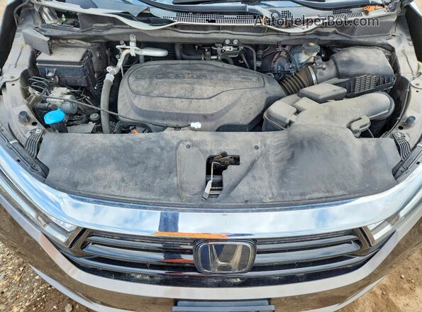 5FNRL6H75NB050517 2022 HONDA ODYSSEY Charcoal Engine compartment view