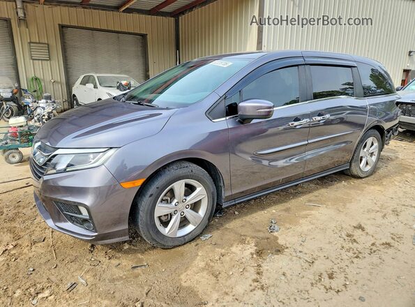 5FNRL6H76KB021958 2019 HONDA ODYSSEY Gray Vista tres cuartos delantera izquierda