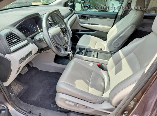 5FNRL6H76KB021958 2019 HONDA ODYSSEY Gray Vista interior delantera
