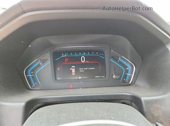 5FNRL6H76KB021958 2019 HONDA ODYSSEY Gray Vista del cuadro de instrumentos