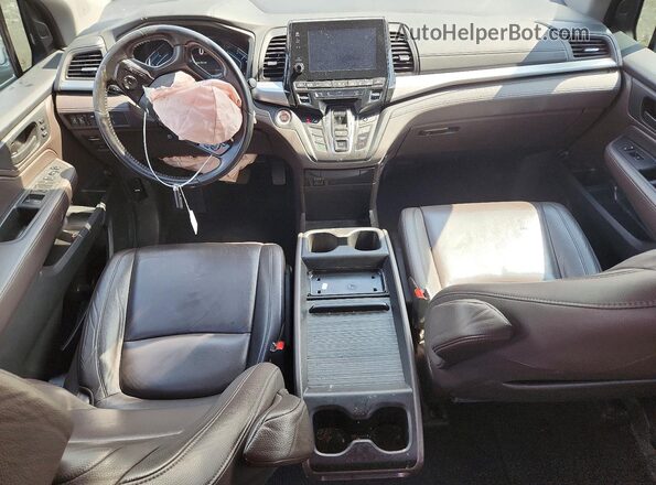 5FNRL6H76KB033639 2019 HONDA ODYSSEY Серебряный Вид панели приборов