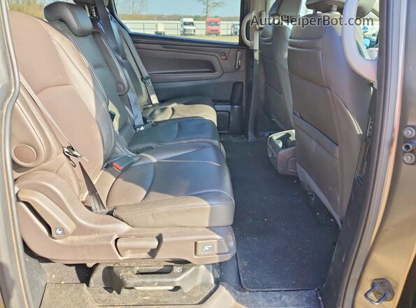 5FNRL6H76LB000089 2020 HONDA ODYSSEY Коричневый Вид задней части салона