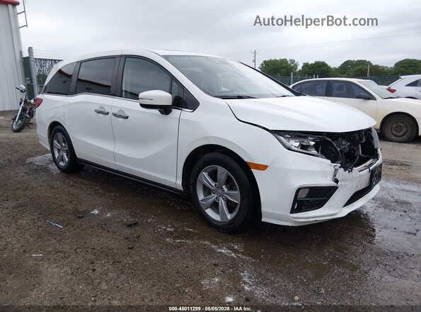 5FNRL6H76LB056825 2020 HONDA ODYSSEY Белый Передняя правая четверть