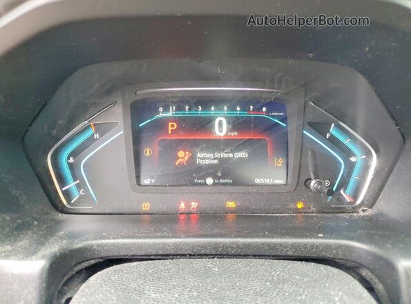 5FNRL6H77KB040213 2019 HONDA ODYSSEY Silver Вид щитка приладів