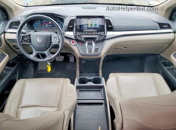 5FNRL6H77KB040213 2019 HONDA ODYSSEY Silver Вид панелі приладів