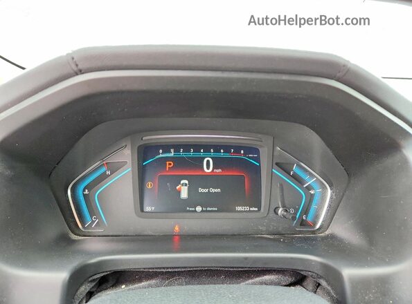 5FNRL6H77KB051874 2019 HONDA ODYSSEY Green Vista del cuadro de instrumentos