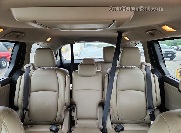 5FNRL6H77KB051874 2019 HONDA ODYSSEY Green Vista de los asientos traseros