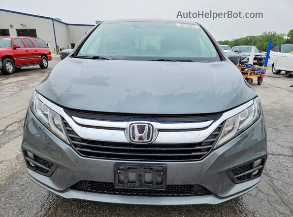 5FNRL6H77KB051874 2019 HONDA ODYSSEY Green Vista frontal