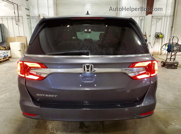 5FNRL6H78JB000088 2018 HONDA ODYSSEY Gray უკანა ხედი