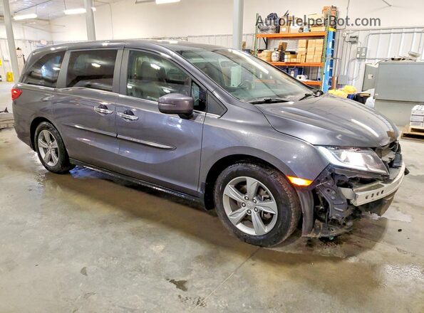 5FNRL6H78JB000088 2018 HONDA ODYSSEY Gray წინა მარჯვენა