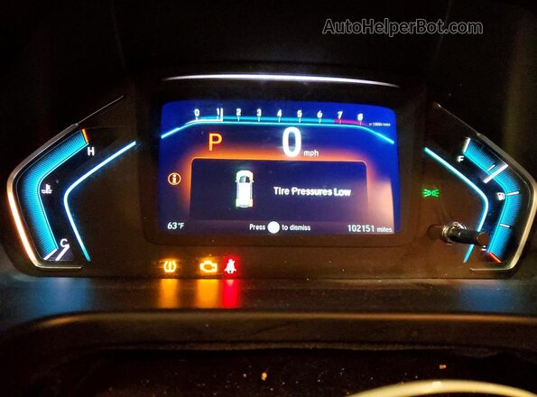 5FNRL6H78JB000088 2018 HONDA ODYSSEY Gray ხელსაწყოთა პანელის ხედი