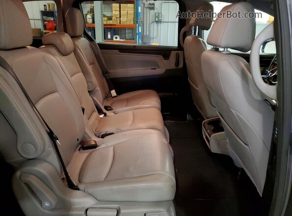 5FNRL6H78JB000088 2018 HONDA ODYSSEY Gray უკანა სალონის ხედი