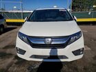 2018 Honda Odyssey Exl White vin: 5FNRL6H78JB016162