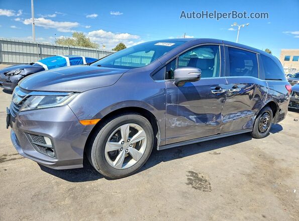 5FNRL6H78JB022141 2018 HONDA ODYSSEY Gray Передня ліва чверть