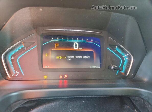 5FNRL6H78JB022141 2018 HONDA ODYSSEY Gray Вид щитка приладів