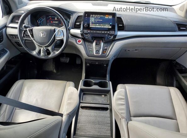 5FNRL6H78KB087914 2019 HONDA ODYSSEY Серебряный Вид панели приборов