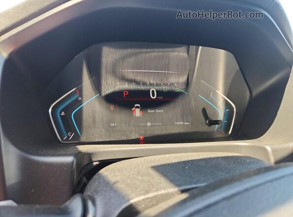 5FNRL6H78LB003589 2020 HONDA ODYSSEY Серый Вид щитка приборов