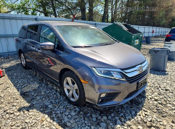 5FNRL6H78LB003589 2020 HONDA ODYSSEY Серый Передняя правая четверть