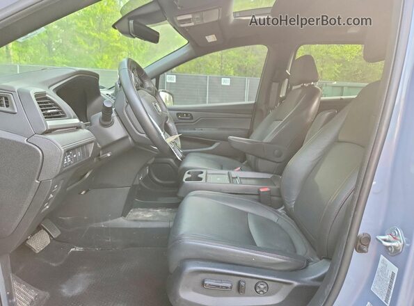 5FNRL6H78SB014896 2025 HONDA ODYSSEY Blue Widok wnętrza z przodu