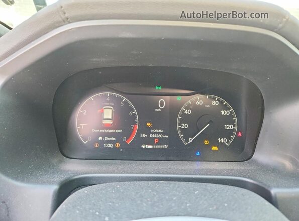 5FNRL6H78SB014896 2025 HONDA ODYSSEY Blue Widok zestawu wskaźników
