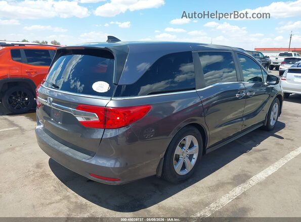 5FNRL6H79JB011634 2018 HONDA ODYSSEY Серый Задняя правая четверть