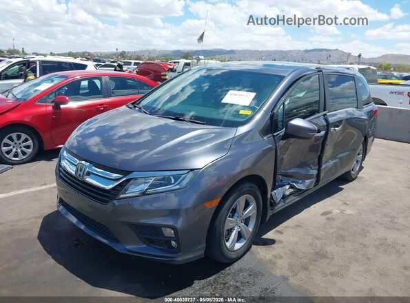 5FNRL6H79JB011634 2018 HONDA ODYSSEY Серый Передняя левая четверть
