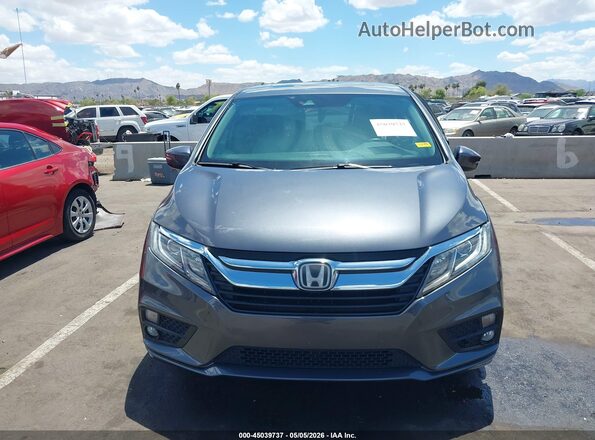 5FNRL6H79JB011634 2018 HONDA ODYSSEY Серый Вид щитка приборов