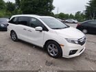 2018 Honda Odyssey Ex-l White vin: 5FNRL6H79JB058792