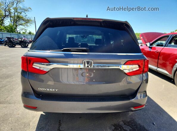 5FNRL6H79JB061353 2018 HONDA ODYSSEY Gray Widok z tyłu