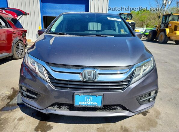 5FNRL6H79JB061353 2018 HONDA ODYSSEY Gray Widok z przodu