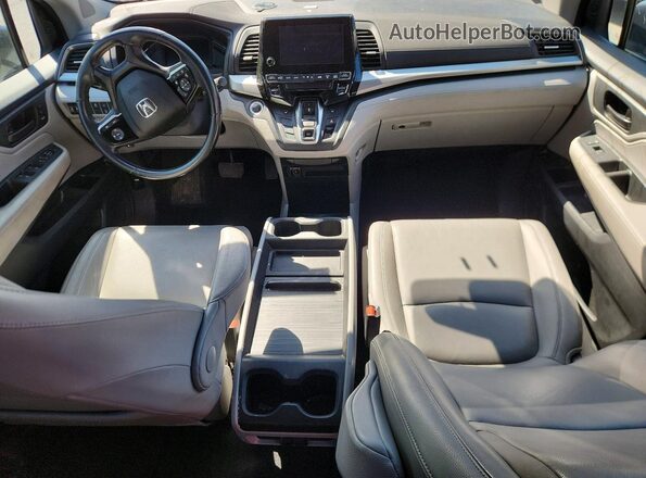 5FNRL6H79JB061353 2018 HONDA ODYSSEY Gray Widok deski rozdzielczej