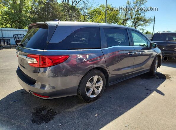 5FNRL6H79JB061353 2018 HONDA ODYSSEY Gray Tył prawy