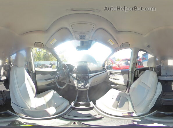 5FNRL6H79JB061353 2018 HONDA ODYSSEY Gray Widok wnętrza 360 stopni