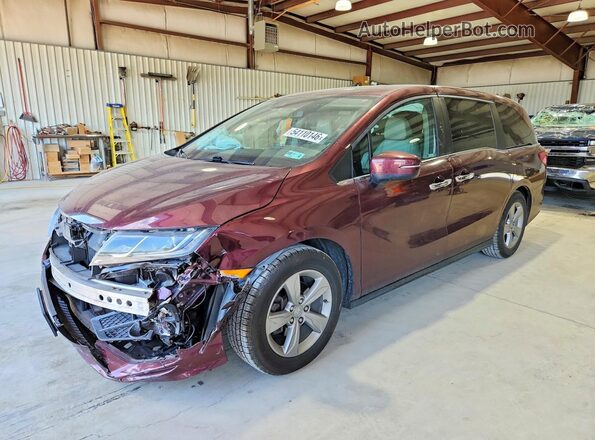 5FNRL6H79LB015248 2020 HONDA ODYSSEY Burgundy Przód lewy