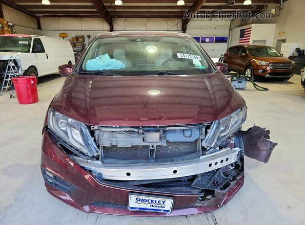 5FNRL6H79LB015248 2020 HONDA ODYSSEY Burgundy Widok z przodu