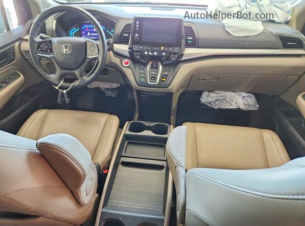 5FNRL6H79LB015248 2020 HONDA ODYSSEY Burgundy Widok deski rozdzielczej