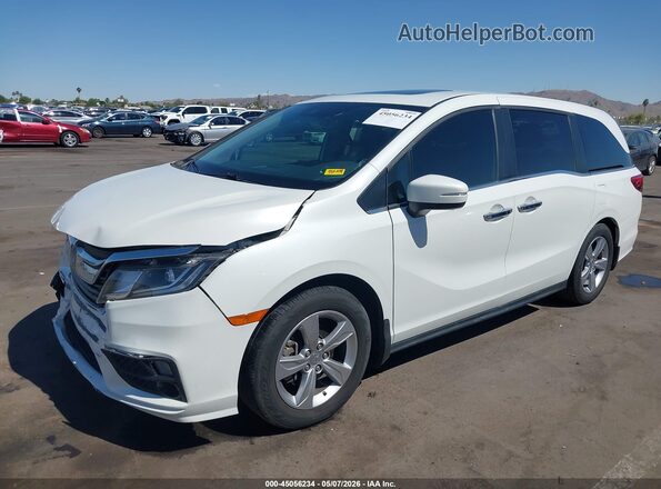 5FNRL6H79LB030414 2020 HONDA ODYSSEY Белый Передняя левая четверть
